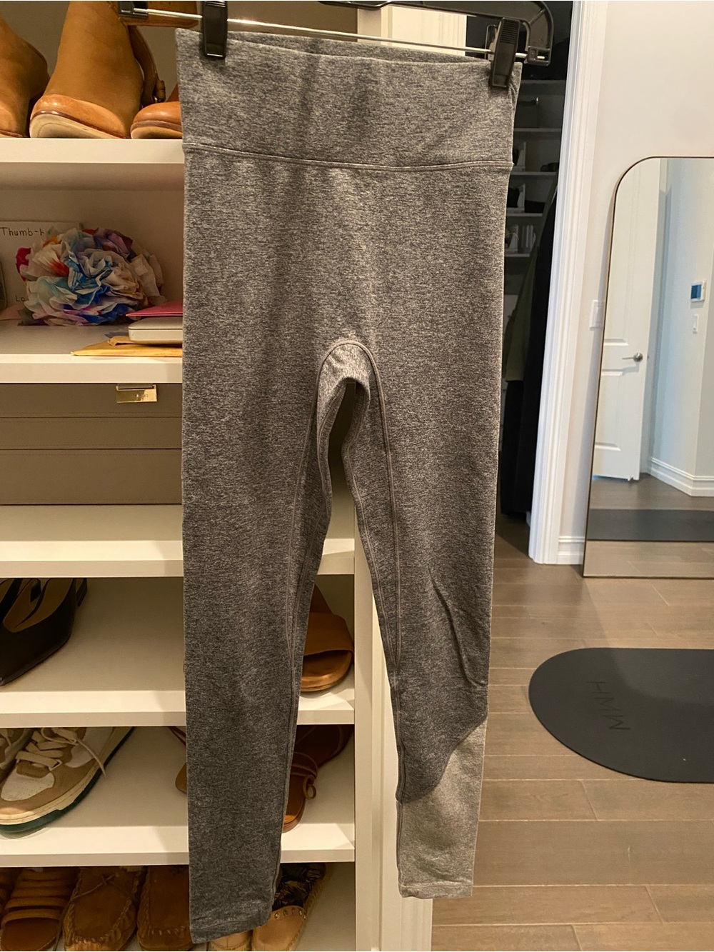 We Over Me Heather Gray High-Waist Leggings